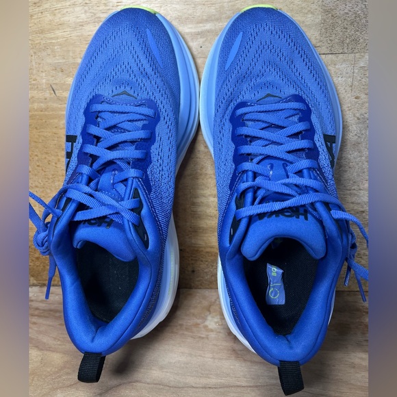 Hoka One One Bondi 8 REFLECTIVE Womens Size 8 (B) Running Shoes Sneakers Blue - Picture 7 of 12